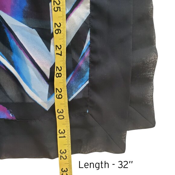 Calvin Klein Swim CoverUp Kimono Lightweight Transparent Tie Waist - Picture 13 of 15